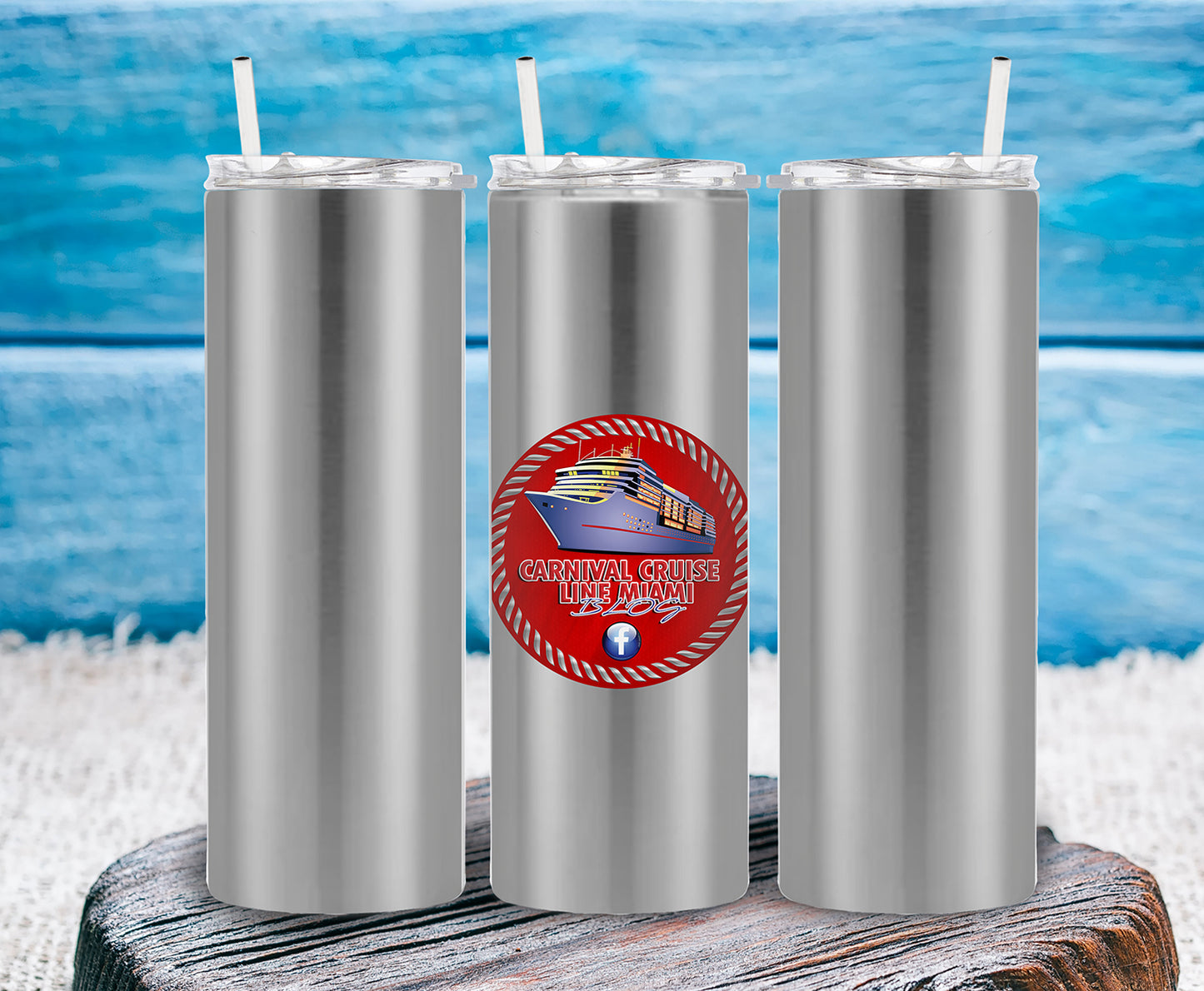 20 Oz Stainless Steel Tumbler CCL Miami Blog small Logo